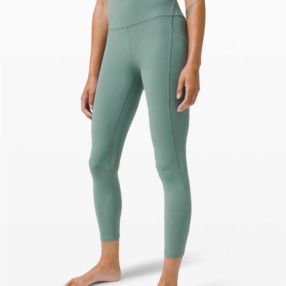 Lululemon Align High Rise Pant with Pockets 25" Tidewater Teal - Picture 1 of 7